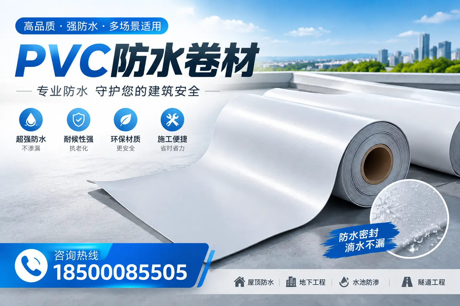 PVC防水卷材的市场竞争分析，日喀则品牌选择参考